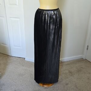 Zara Shimmering Black Maxi Skirt